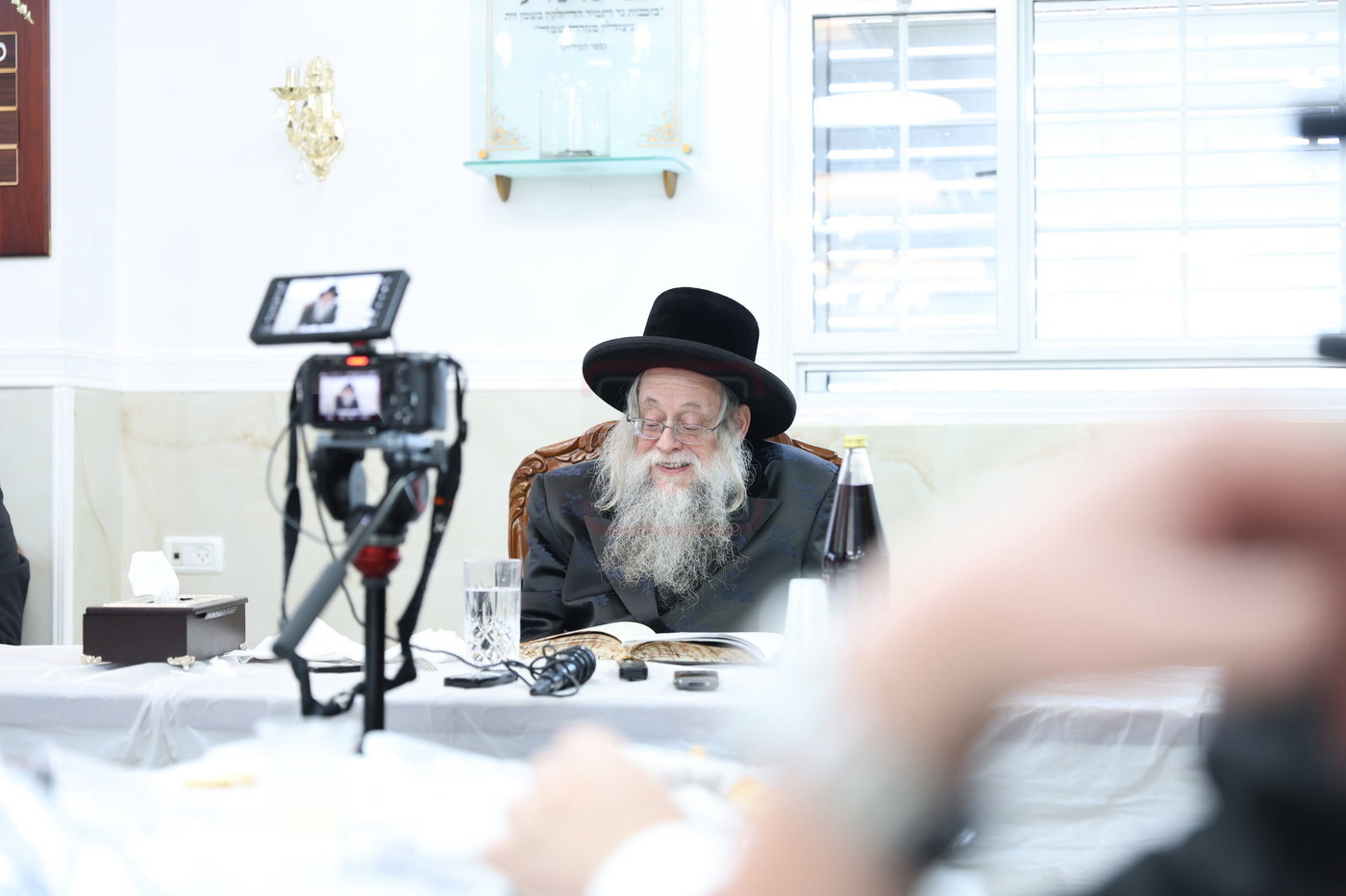 הגה"צ רבי יצחק לעזער בהילולת הרה"ק מרופשיץ