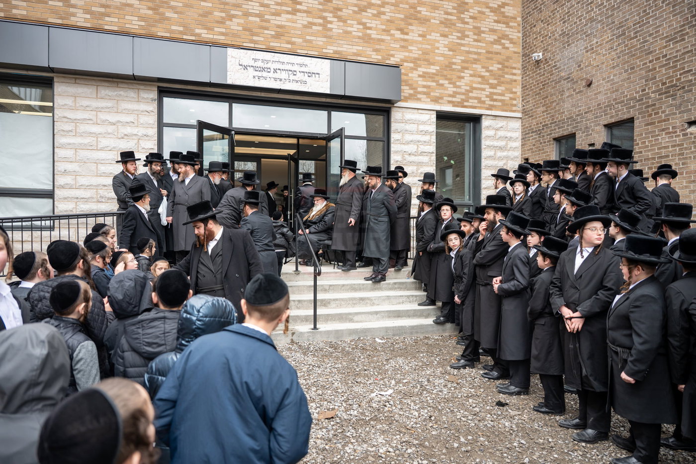 הרה"צ רבי אהרן מענדיל טווערסקי בביקור במונטריאול