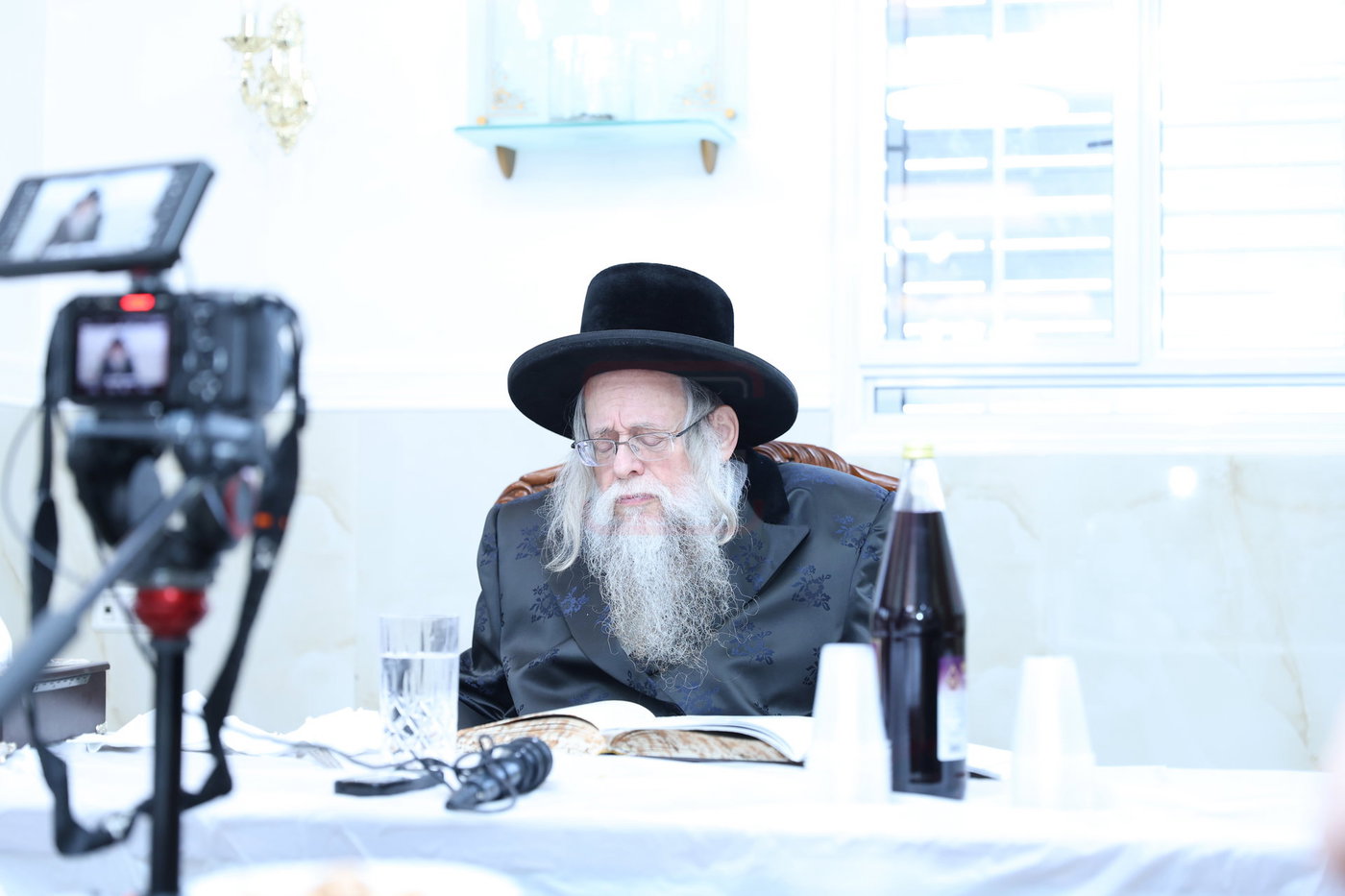 הגה"צ רבי יצחק לעזער בהילולת הרה"ק מרופשיץ