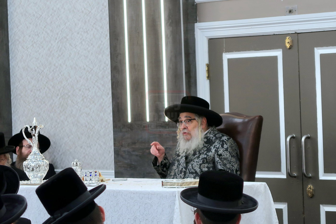 האדמו"ר מסאטמר בטיש פסח שני