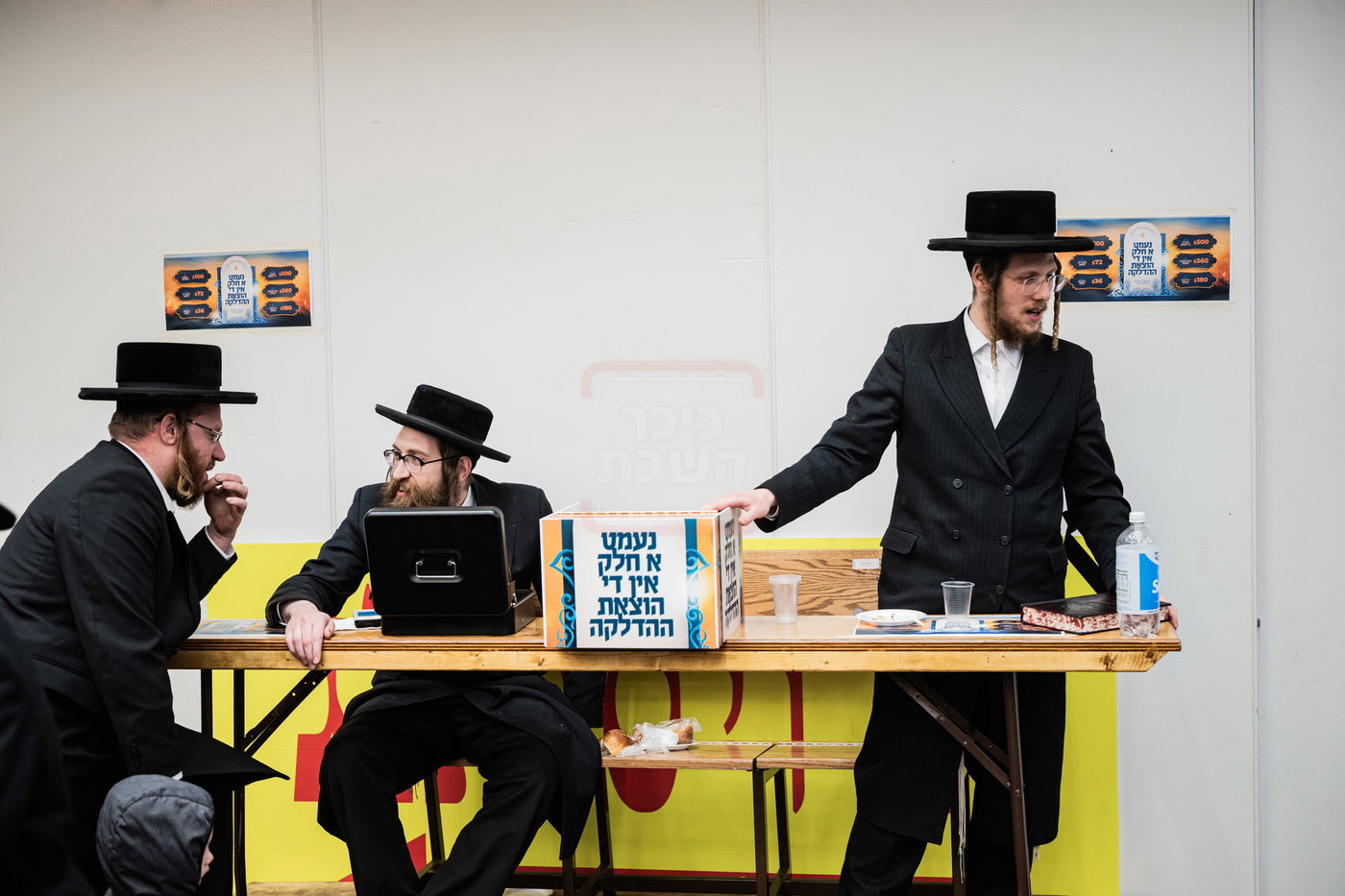 מעמד ההדלקה בחצה"ק סאטמר