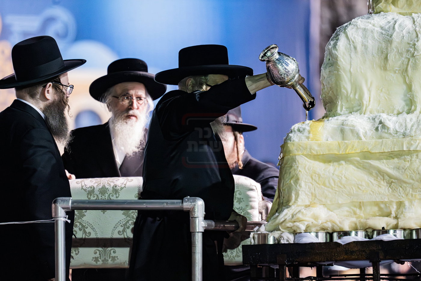 מעמד ההדלקה בחצה"ק סאטמר