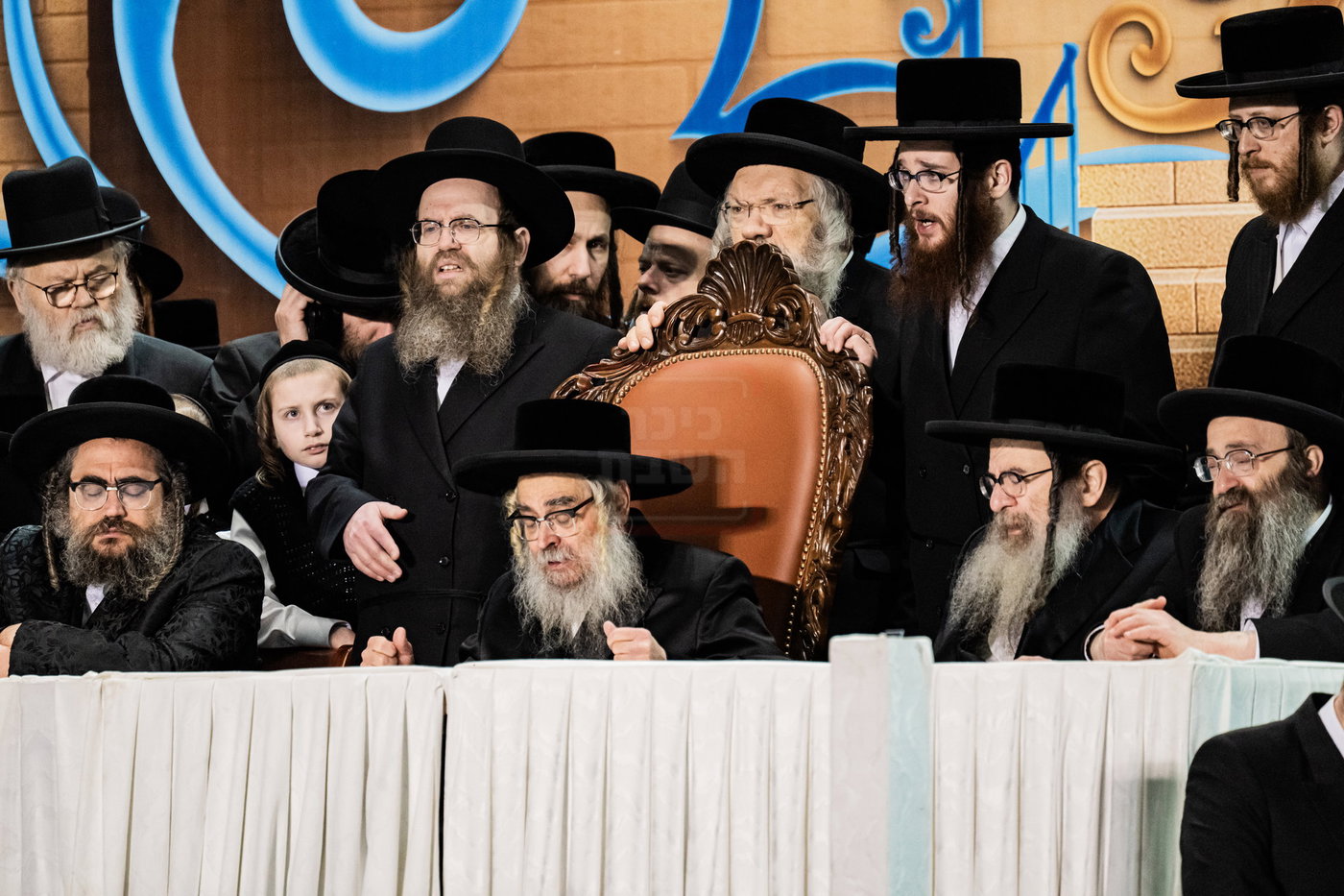 מעמד ההדלקה בחצה"ק סאטמר