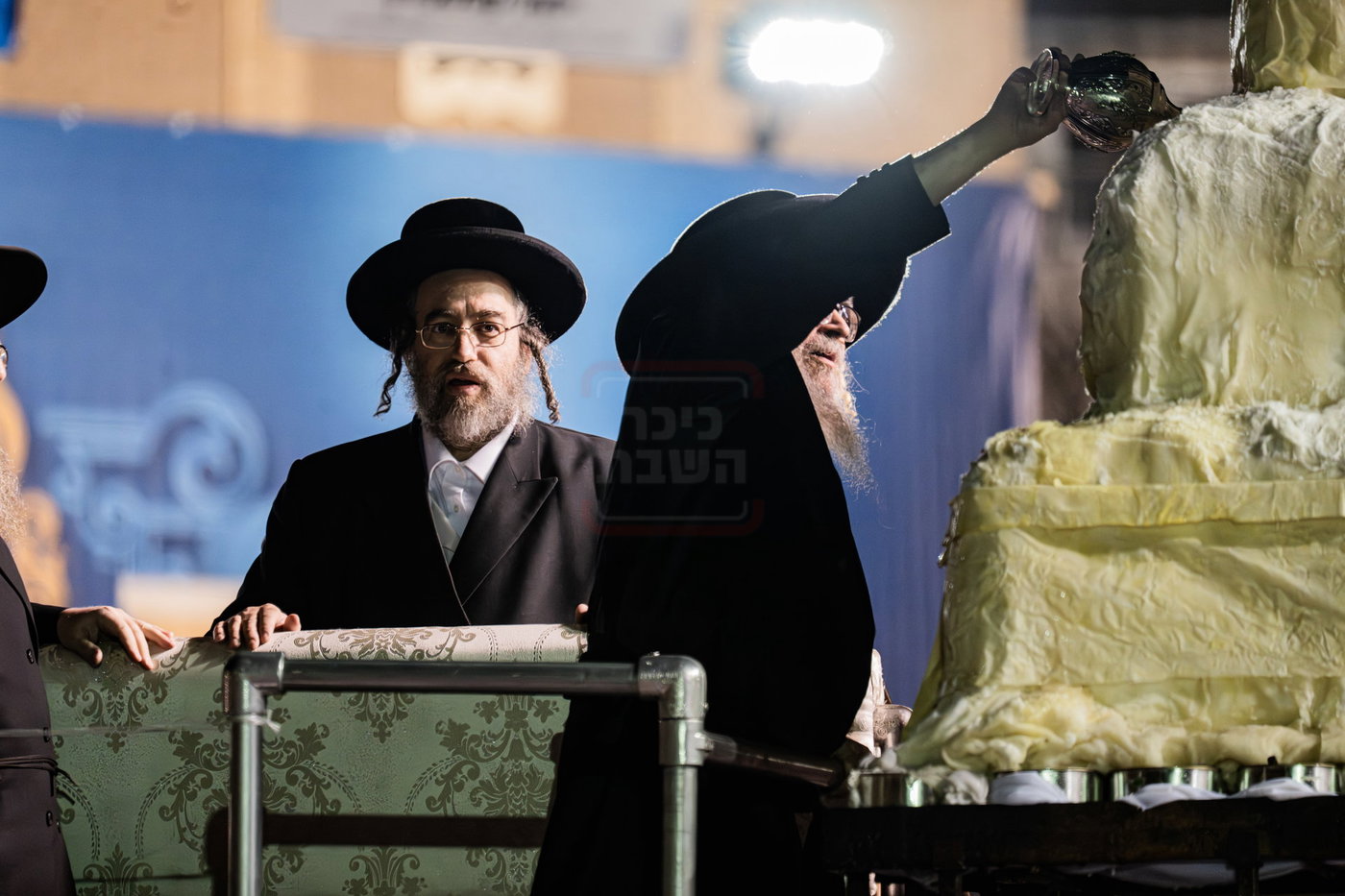 מעמד ההדלקה בחצה"ק סאטמר