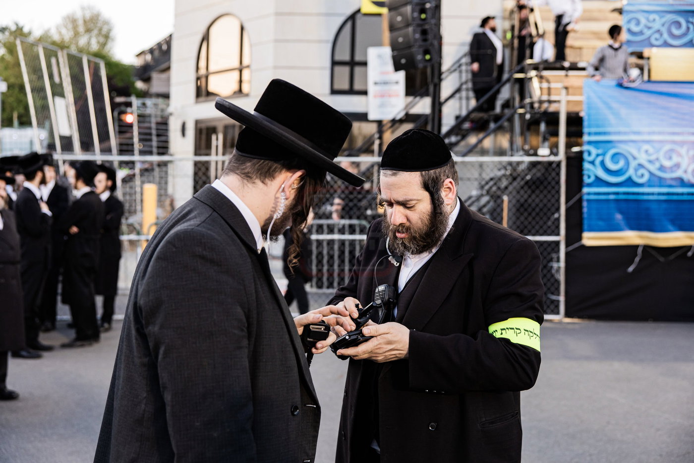 מעמד ההדלקה בחצה"ק סאטמר