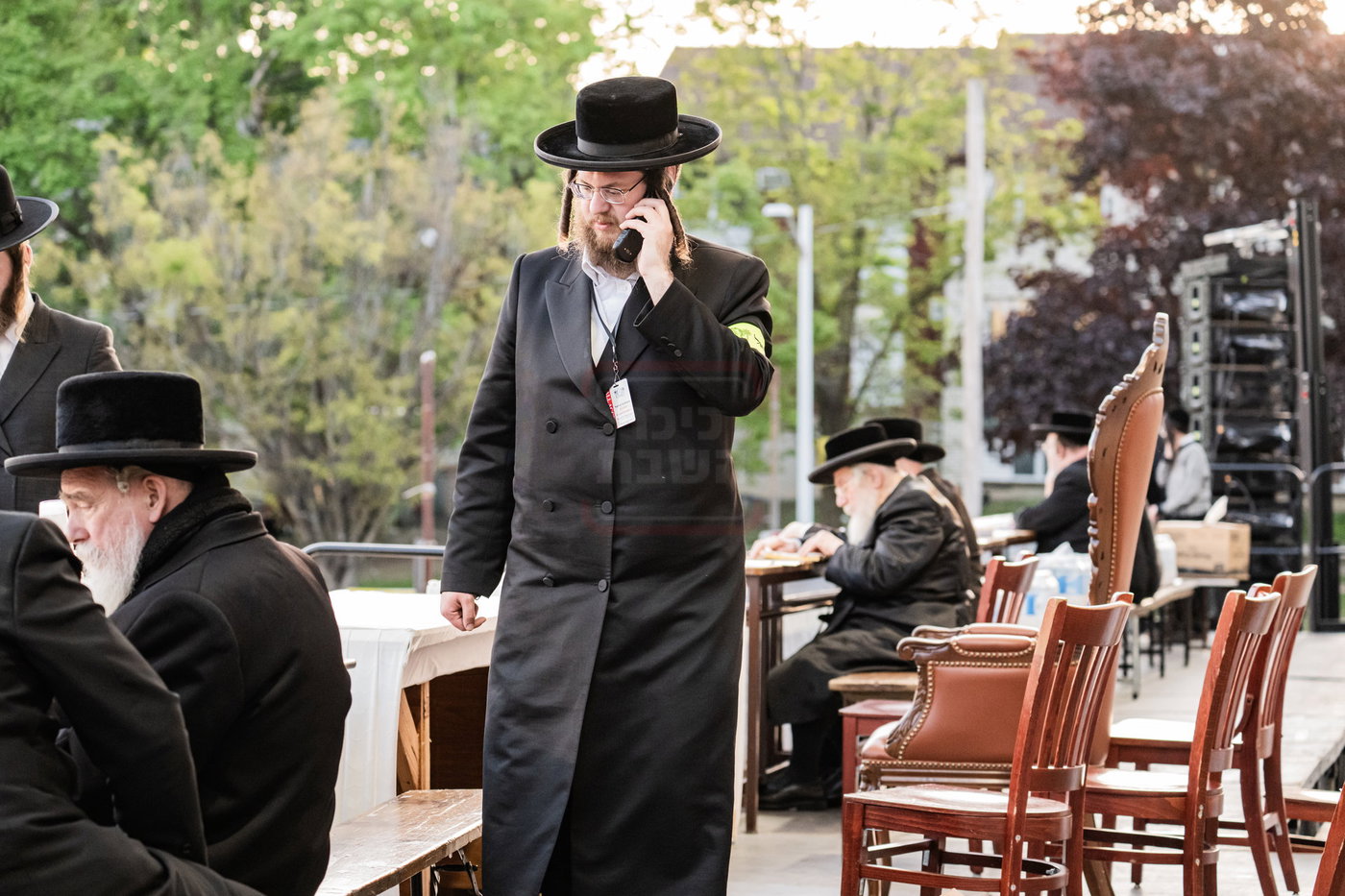 מעמד ההדלקה בחצה"ק סאטמר