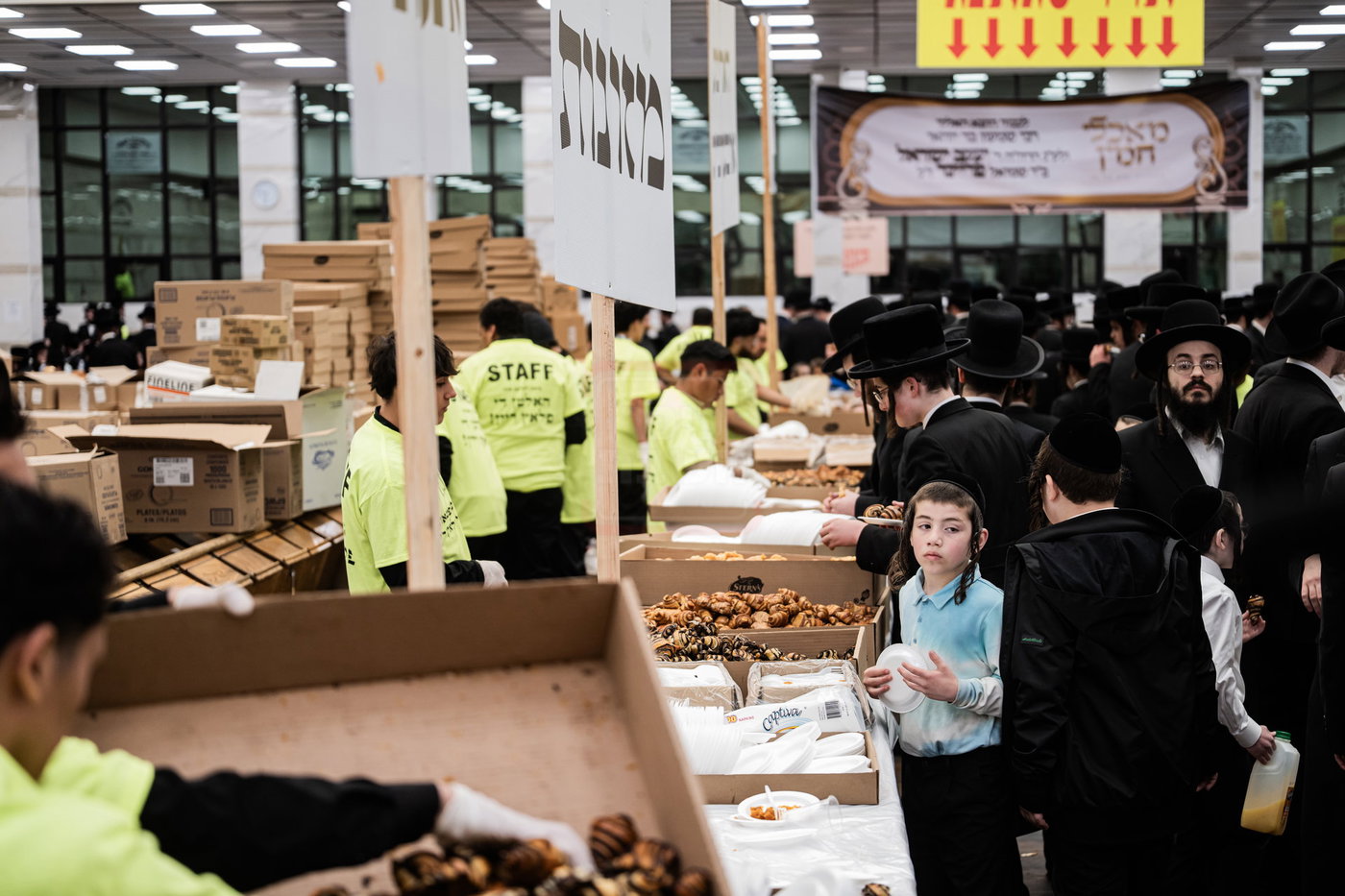 מעמד ההדלקה בחצה"ק סאטמר