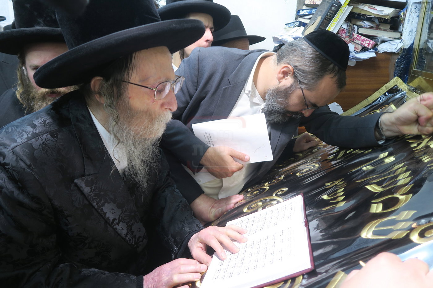 האדמו"ר מערלוי במירון לאחר ל"ג בעומר