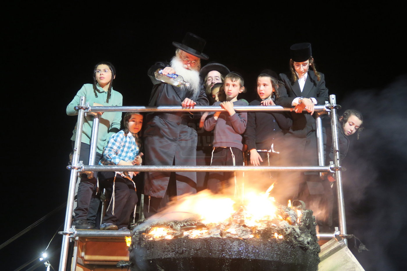 אדמו"רים ורבנים במירון לאחר ל"ג בעומר