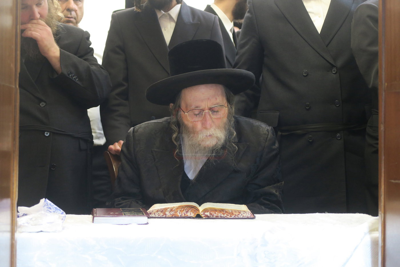 האדמו"ר מערלוי במירון לאחר ל"ג בעומר