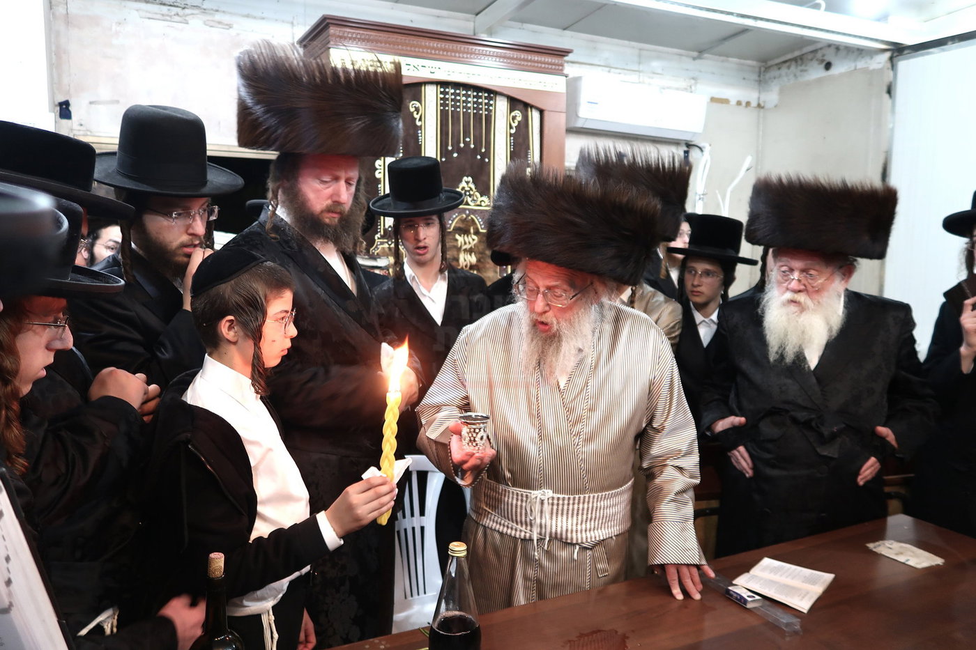 האדמו"ר מפינסק קרלין בשבת מירון