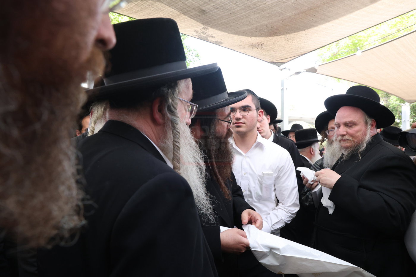 האדמו"ר מביאלה בתפילת השל"ה בטבריה