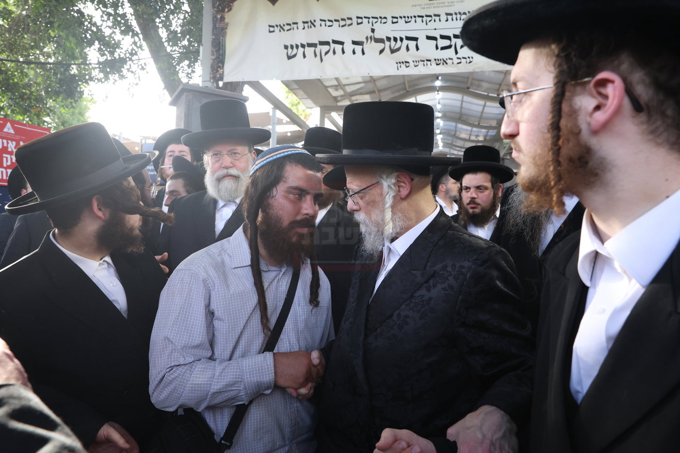האדמו"ר מסערט ויז'ניץ בתפילת השל"ה בטבריה