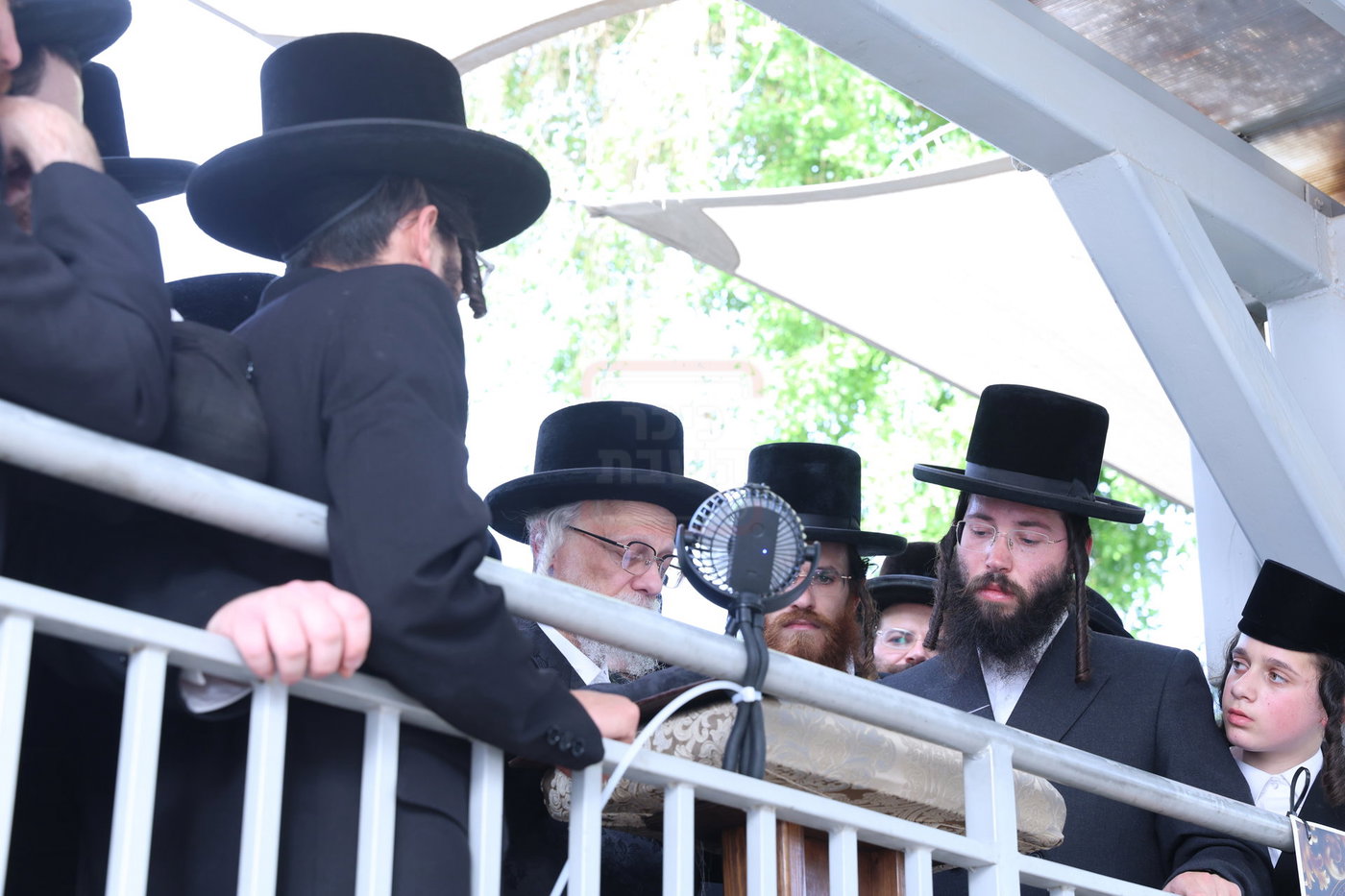 האדמו"ר מסערט ויז'ניץ בתפילת השל"ה בטבריה
