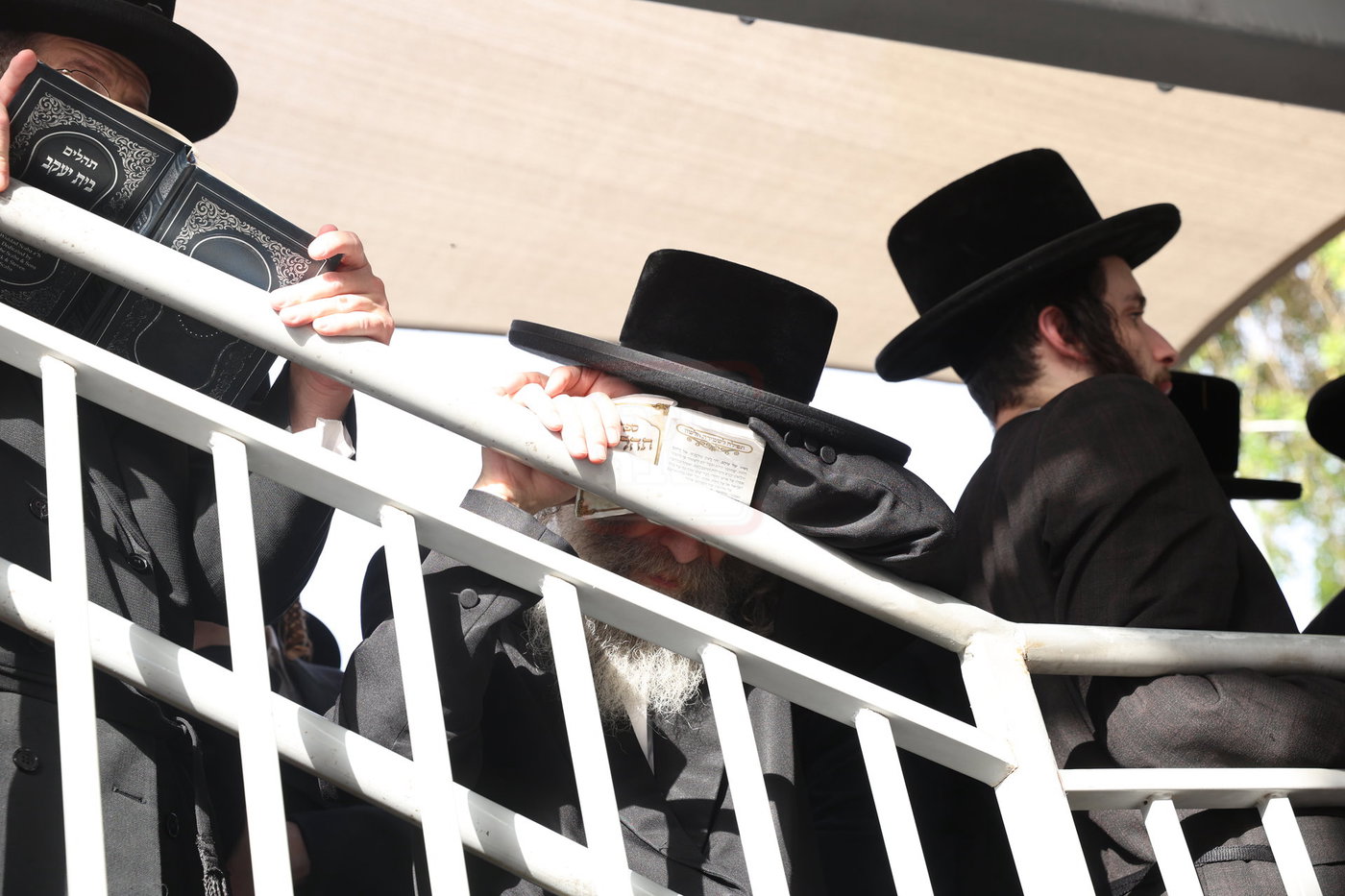 הגה"צ רבי אלימלך בידרמן בתפילת השל"ה