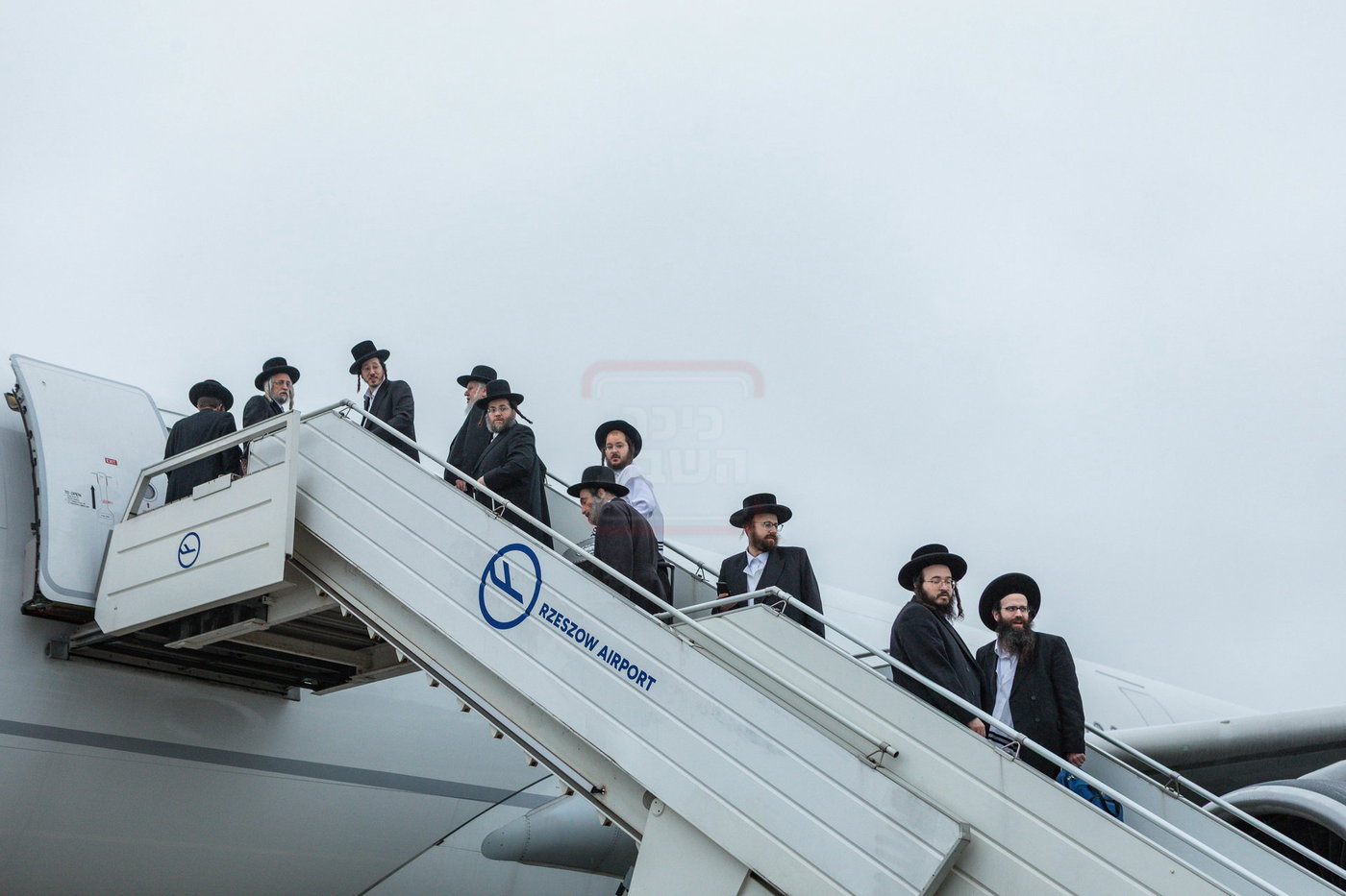 האדמו"ר מסאטמר בדרכו חזרה ממסע הקודש בפולין