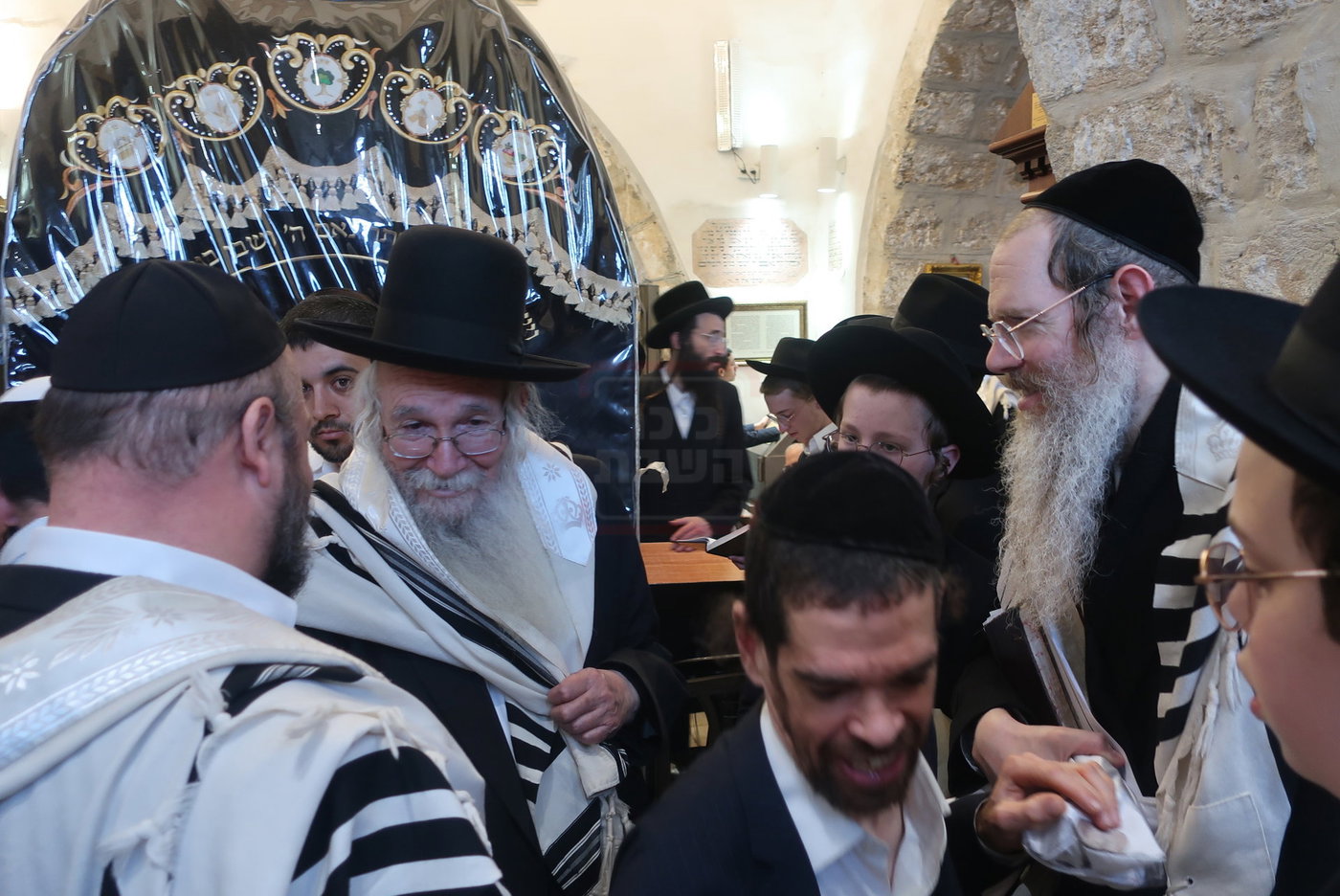 הגאון ר' משה דוד ליפקוביץ בקבר רחל
