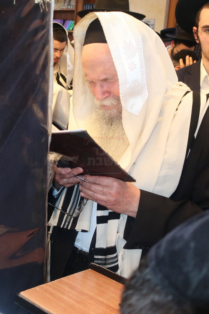 הגאון ר' משה דוד ליפקוביץ בקבר רחל