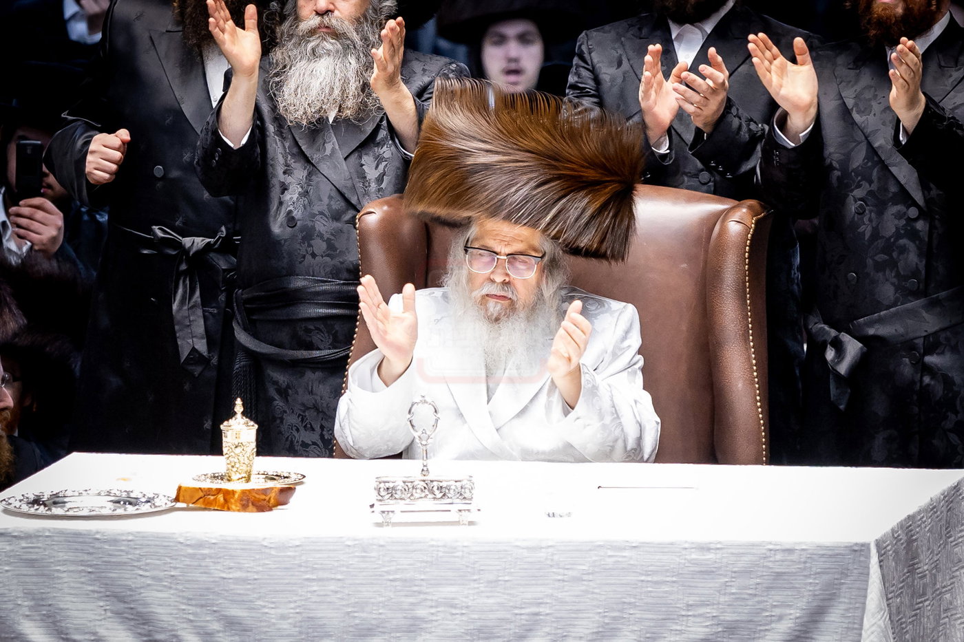 נעילת החג שבועות בחצר הקודש סאטמר