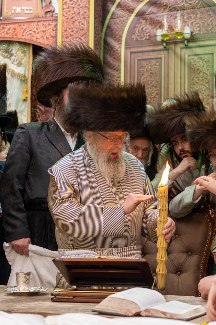 האדמו"ר מפינסק קרלין בהבדלה