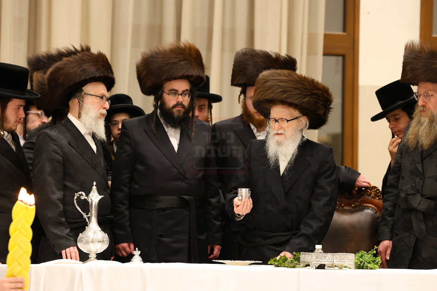 האדמו"ר מסערדאהעלי במוצ"ש בירושלים