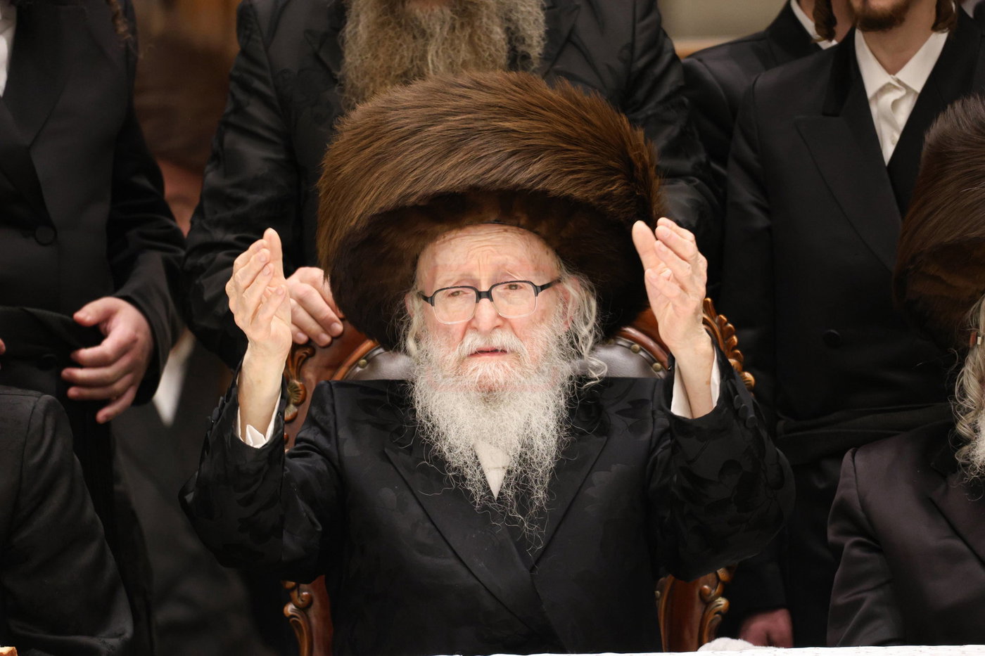 האדמו"ר מסערדאהעלי במוצ"ש בירושלים