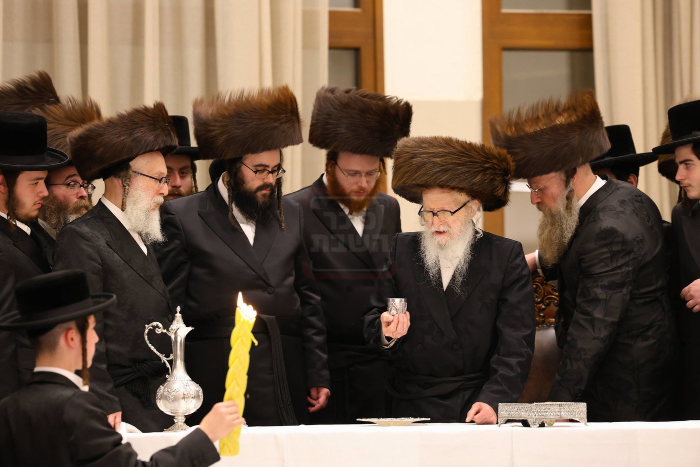 האדמו"ר מסערדאהעלי במוצ"ש בירושלים