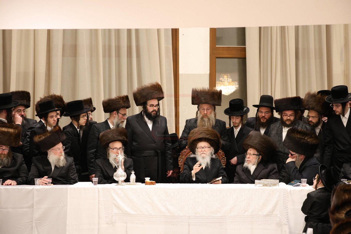 האדמו"ר מסערדאהעלי במוצ"ש בירושלים