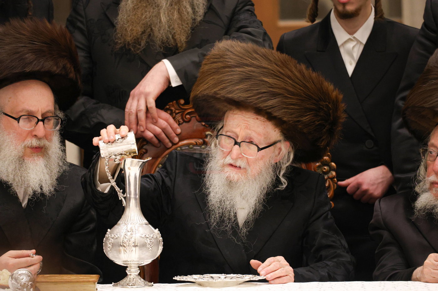 האדמו"ר מסערדאהעלי במוצ"ש בירושלים