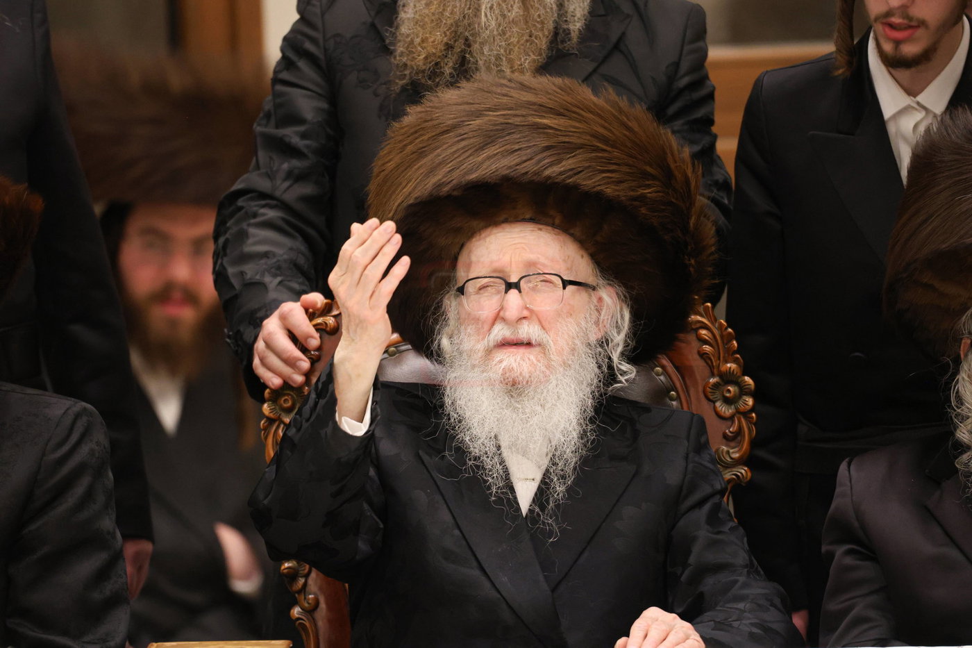 האדמו"ר מסערדאהעלי במוצ"ש בירושלים