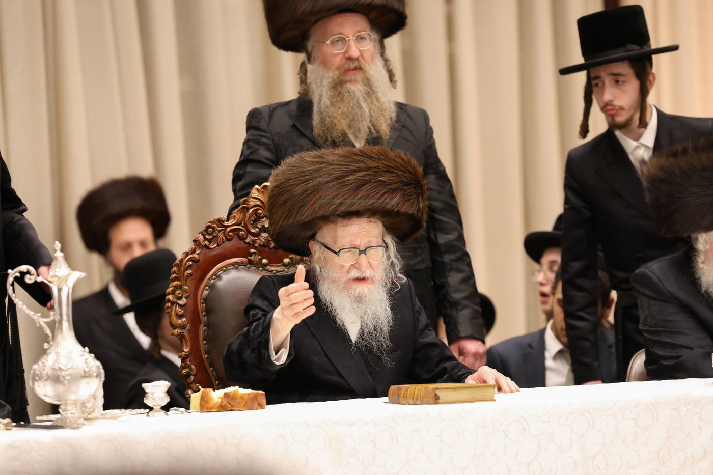 האדמו"ר מסערדאהעלי במוצ"ש בירושלים