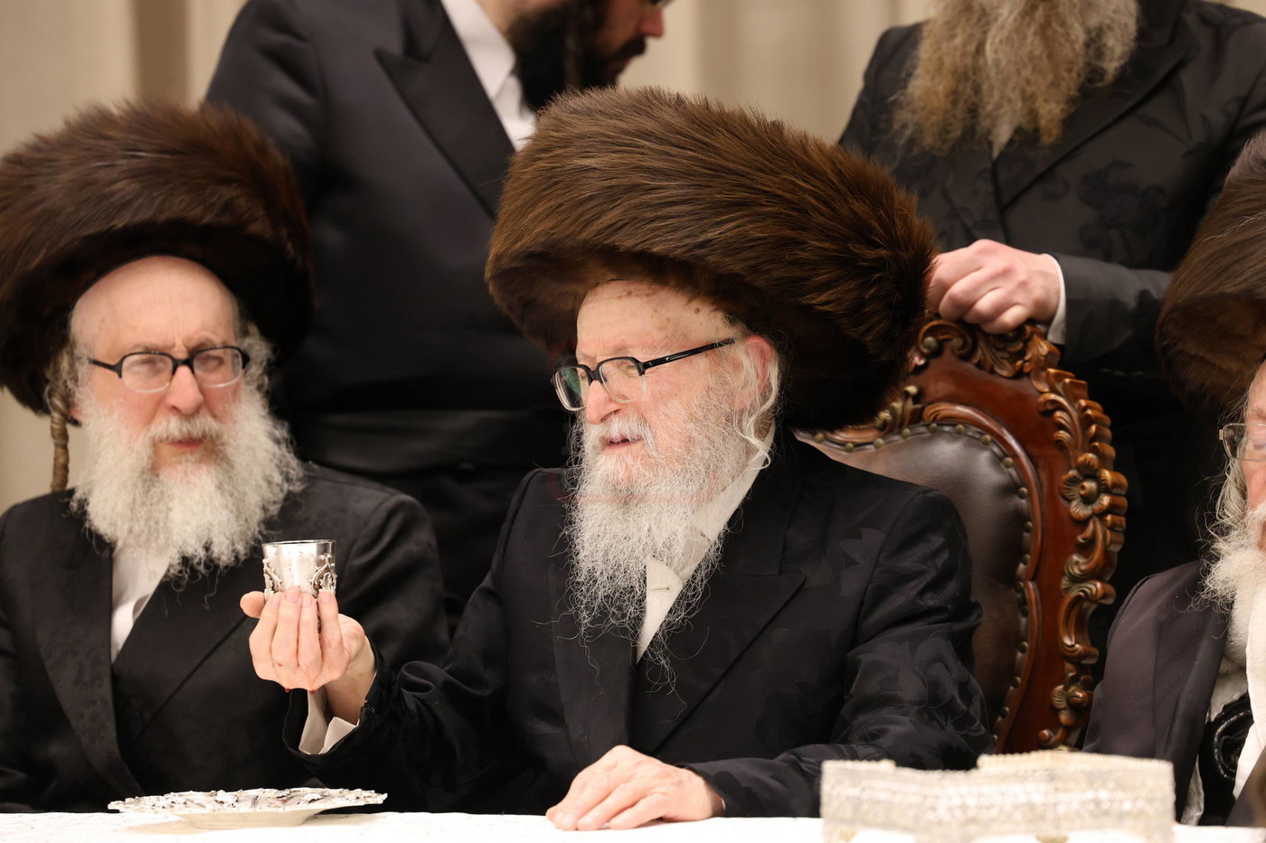 האדמו"ר מסערדאהעלי במוצ"ש בירושלים