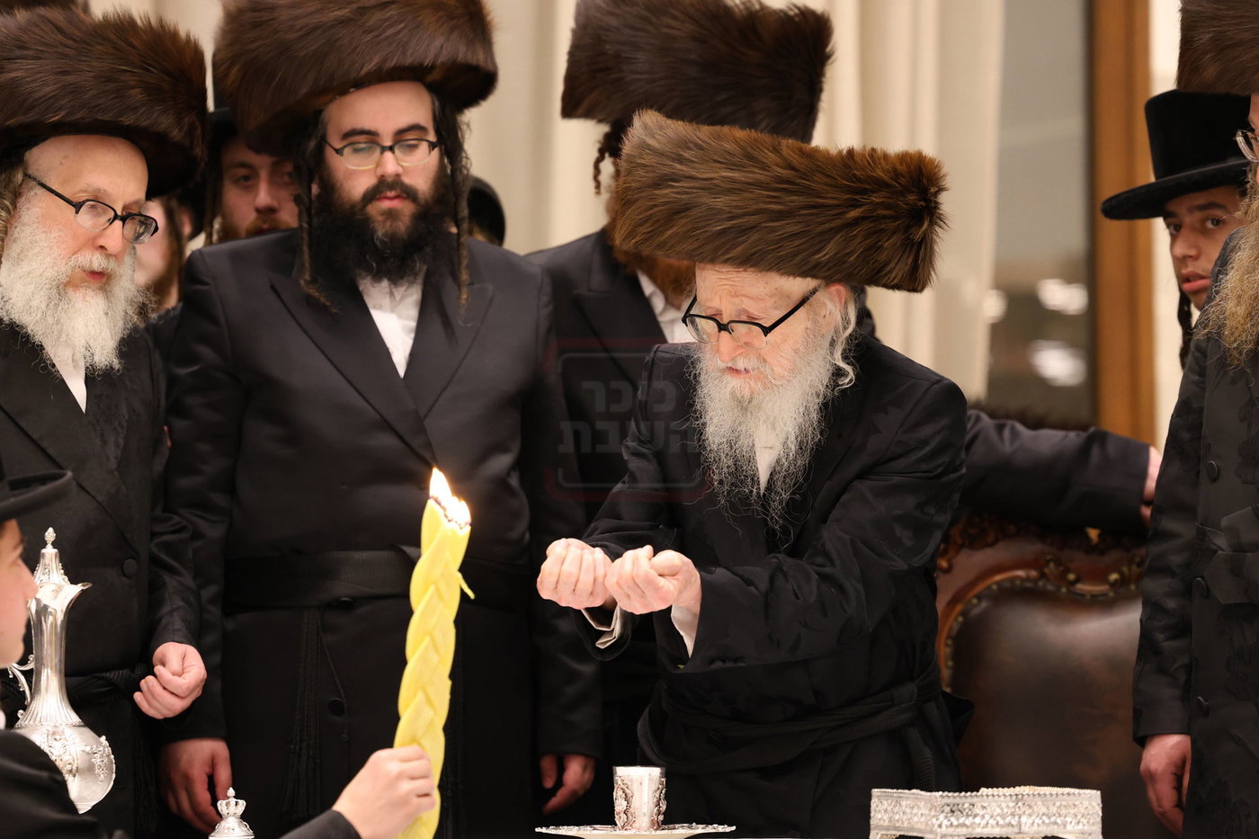 האדמו"ר מסערדאהעלי במוצ"ש בירושלים