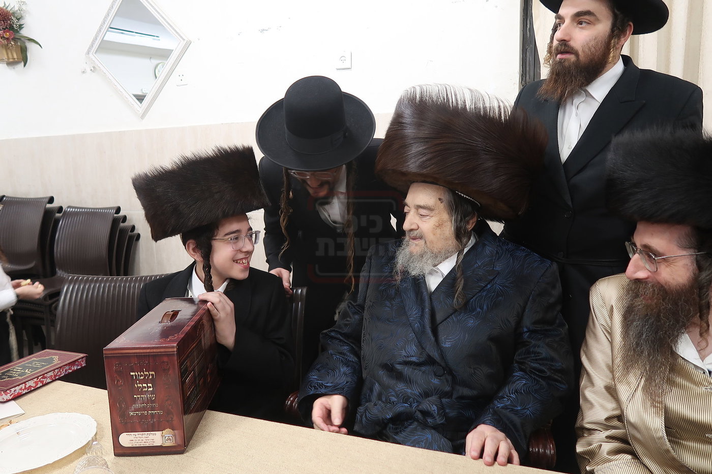 שמחת בר המצווה לנין הגרי"מ שכטר