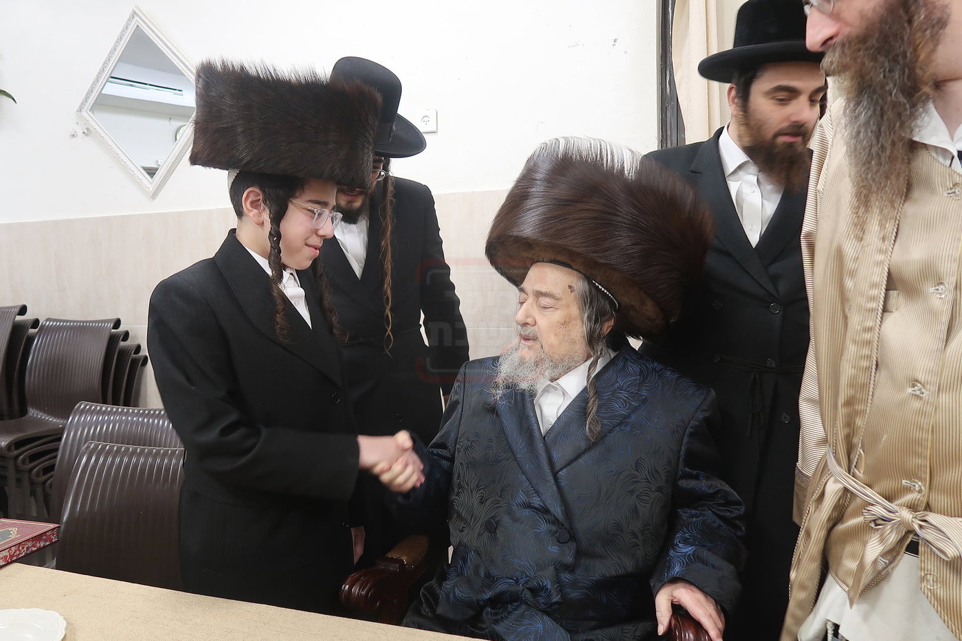 שמחת בר המצווה לנין הגרי"מ שכטר