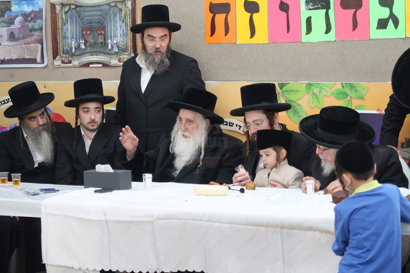 מעמד הכנסת נין האדמו"ר ממכנובקא בעלזא לת"ת