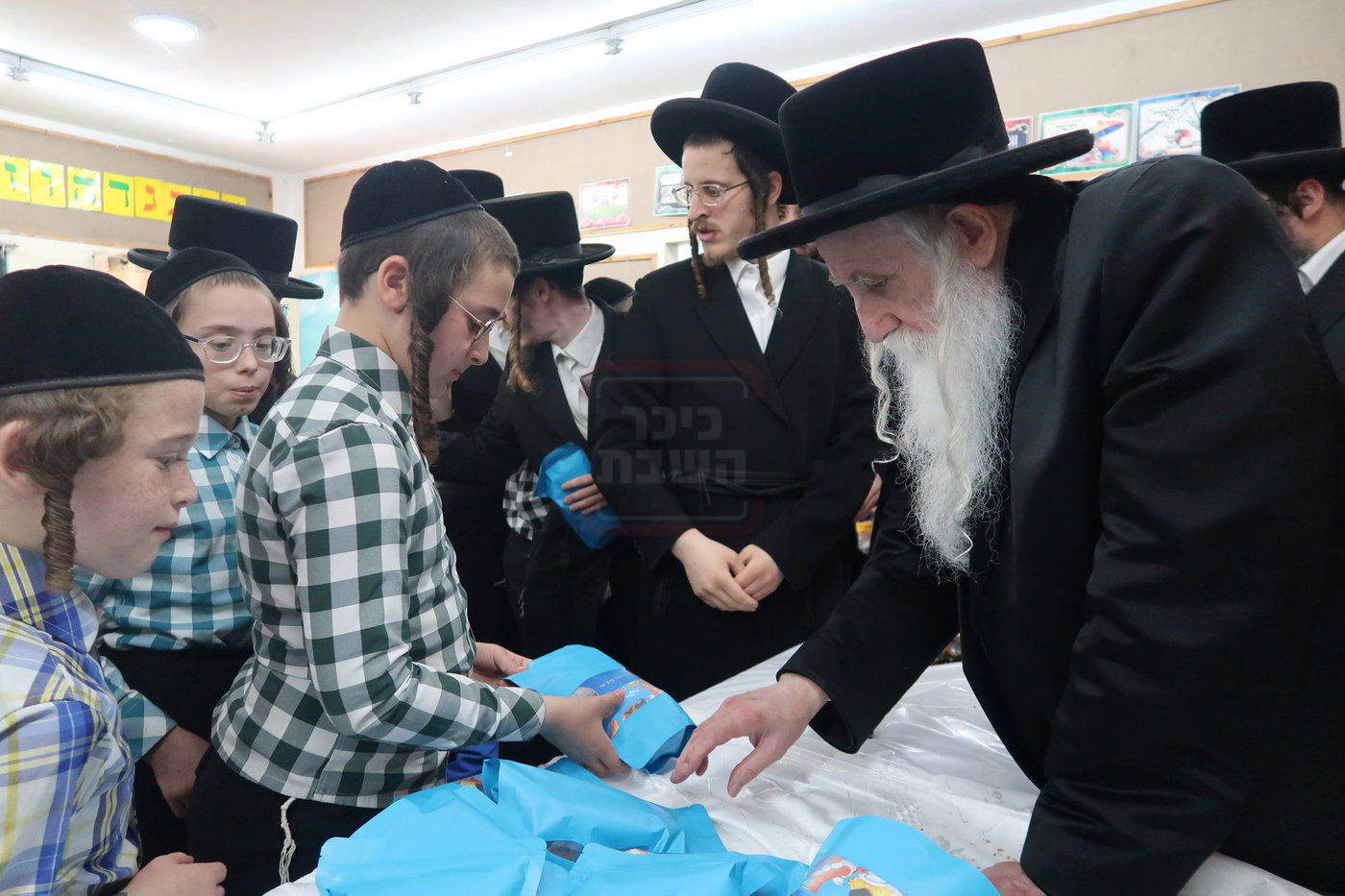 מעמד הכנסת נין האדמו"ר ממכנובקא בעלזא לת"ת