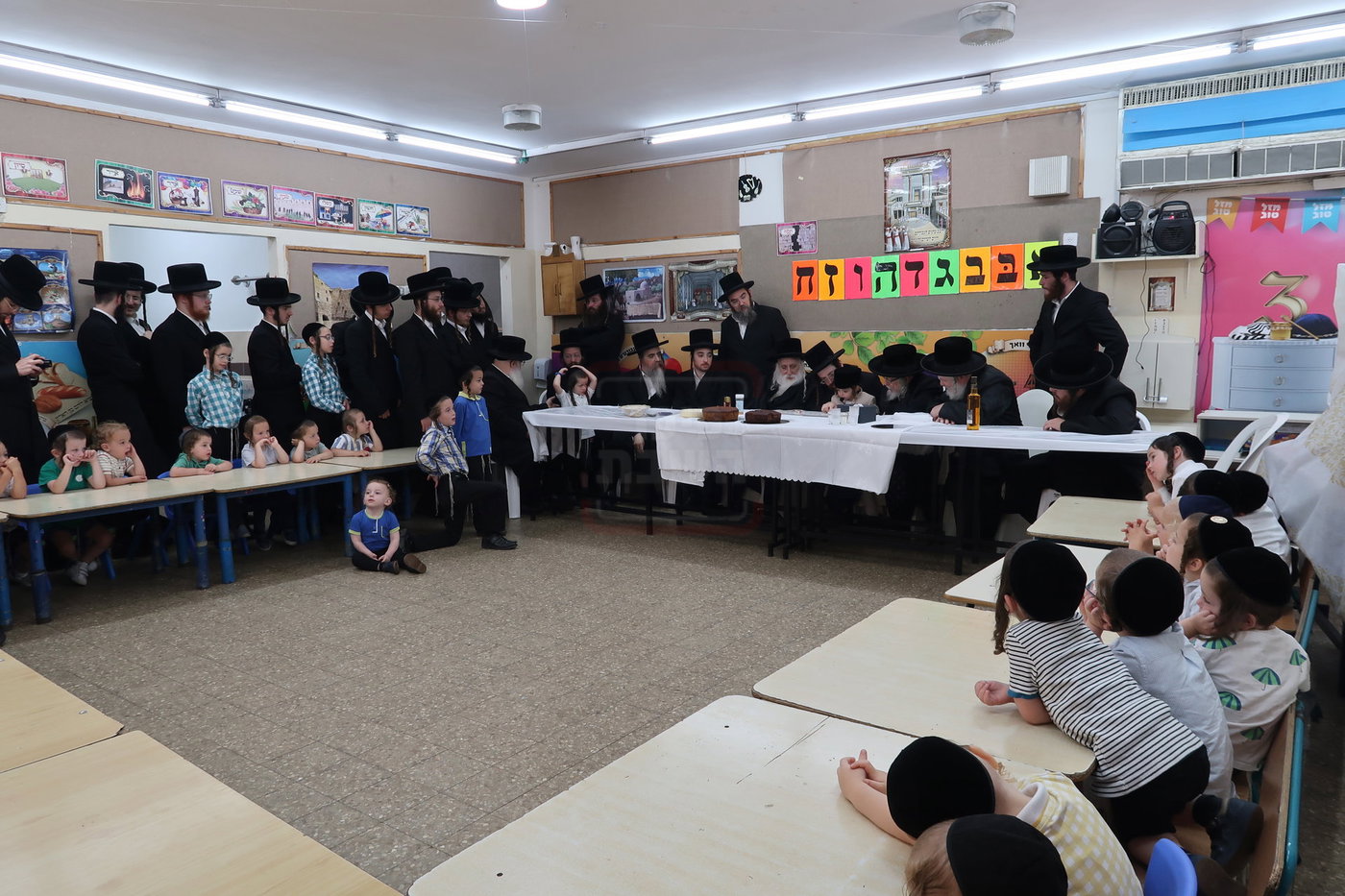 מעמד הכנסת נין האדמו"ר ממכנובקא בעלזא לת"ת