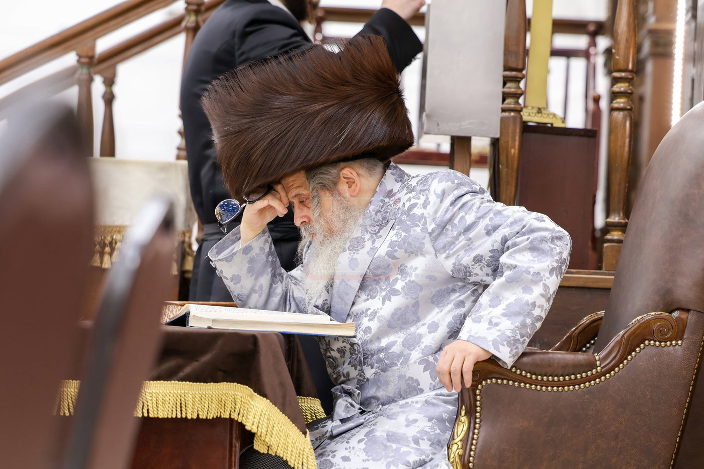 האדמו"ר מסאטמר בשבת התאחדות במחנה דברי יואל