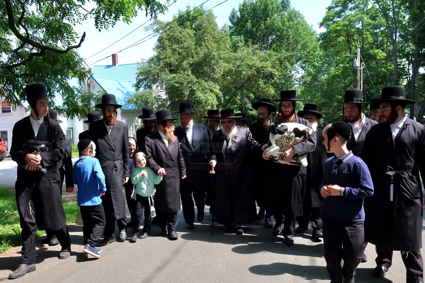 האדמו"ר מסאטמר במנוחה בניו העמפשיר