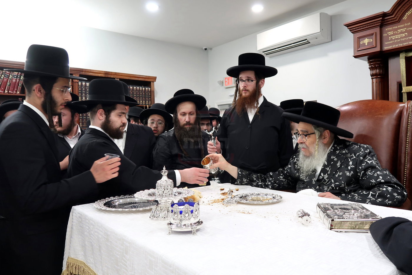 האדמו"ר מסאטמר בהילולת הישמח משה בניו העמפשיר