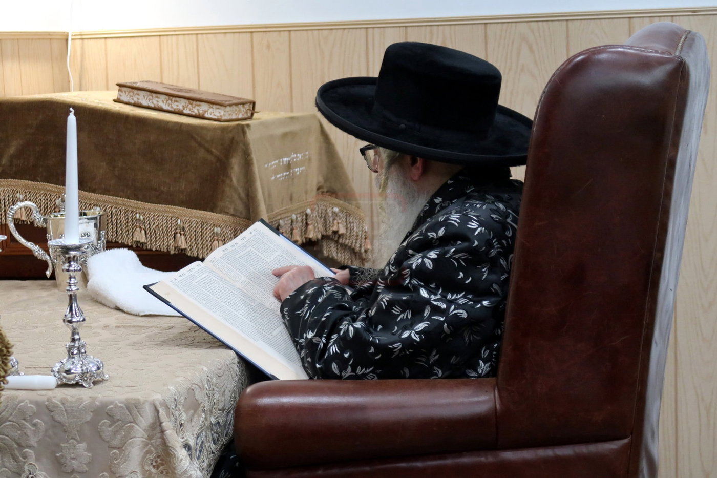 האדמו"ר מסאטמר במנוחה בניו העמפשיר