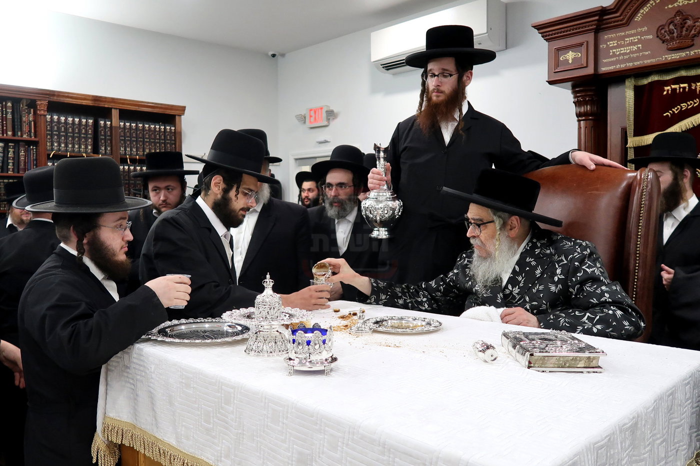 האדמו"ר מסאטמר בהילולת הישמח משה בניו העמפשיר
