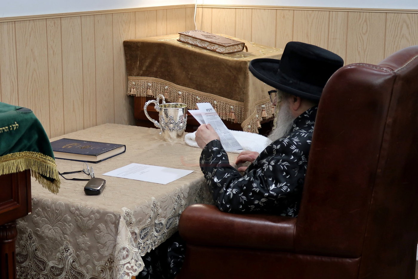 האדמו"ר מסאטמר בהילולת הישמח משה בניו העמפשיר