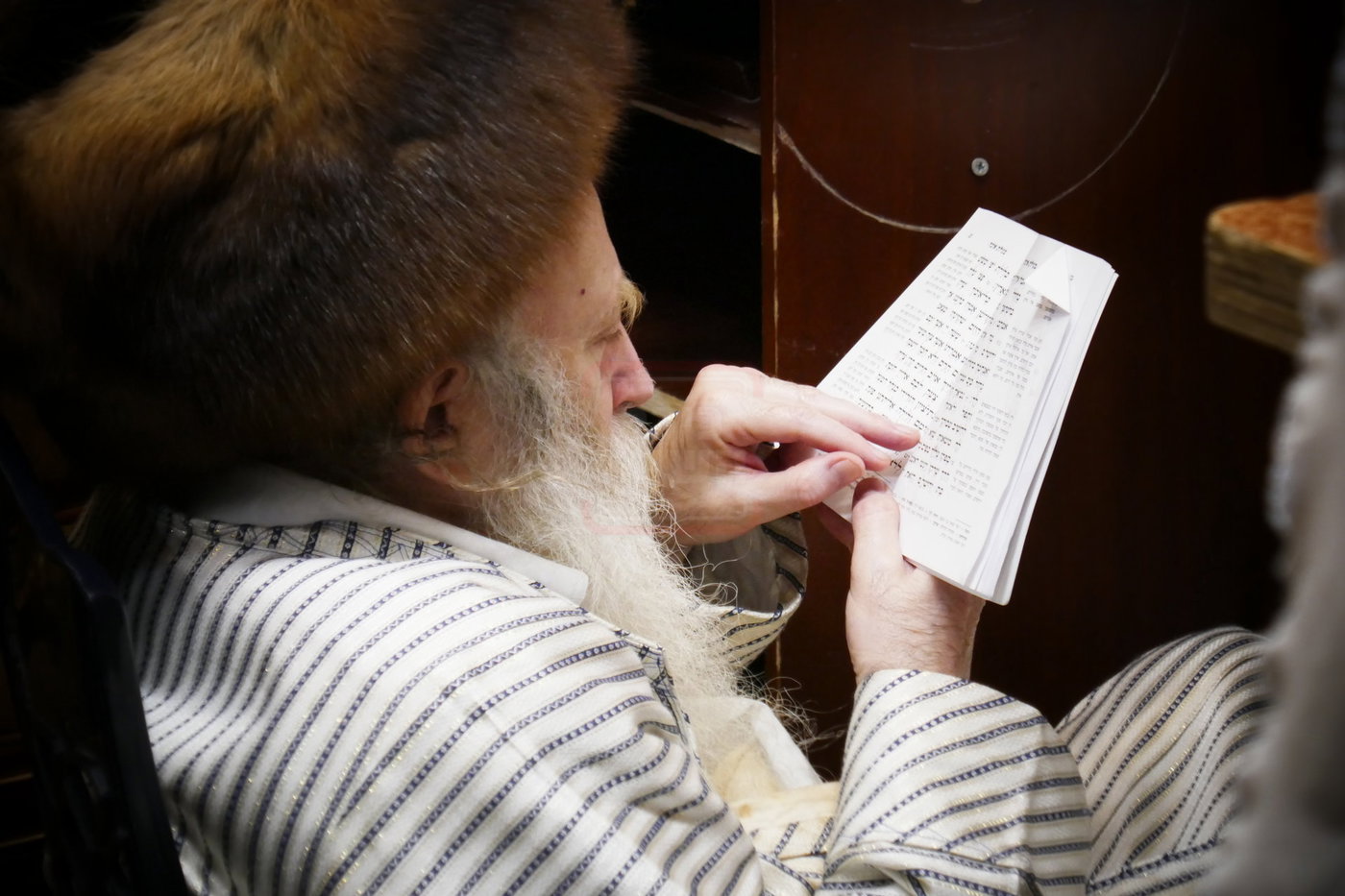 ליל תשעה באב אצל האדמו"ר מתורת חכם 