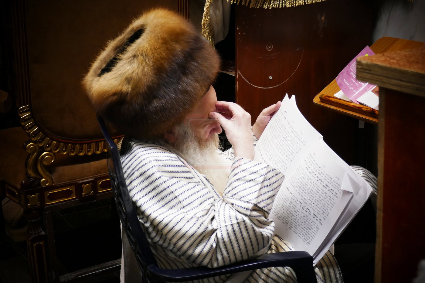 ליל תשעה באב אצל האדמו"ר מתורת חכם 