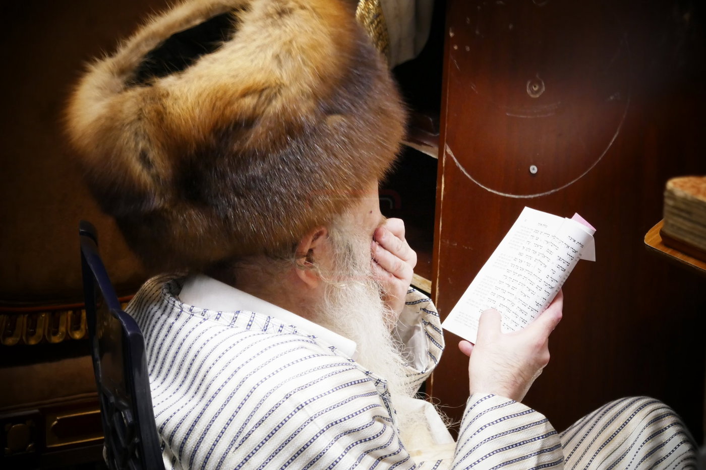 ליל תשעה באב אצל האדמו"ר מתורת חכם 