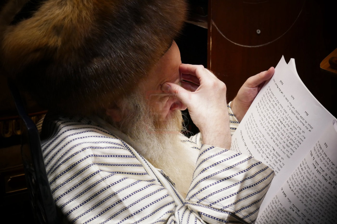 ליל תשעה באב אצל האדמו"ר מתורת חכם 