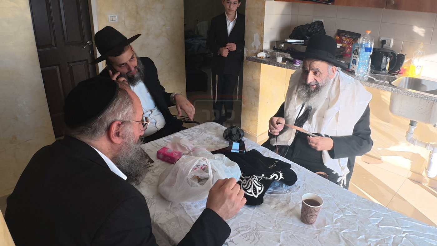 הגר"מ צדקה ביקר במקום הנופש של הפוסק הרב בנימין חותה במירון
