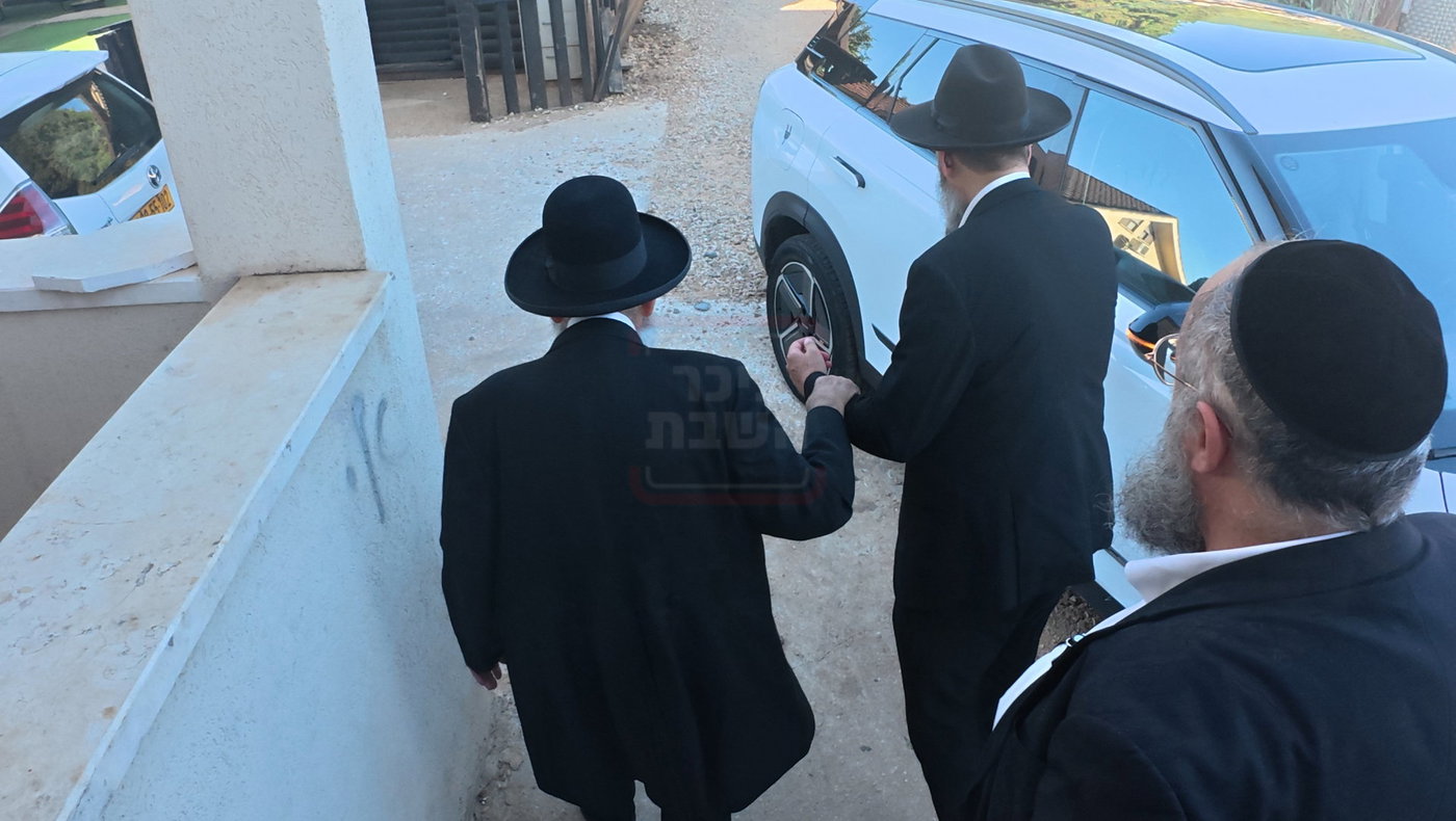 הגר"מ צדקה ביקר במקום הנופש של הפוסק הרב בנימין חותה במירון
